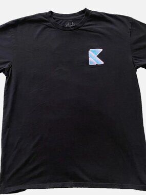 2021 SoFi Kaskade Official Merch Shirt DJ Logo Black Short Sleeve Mens XL EDM